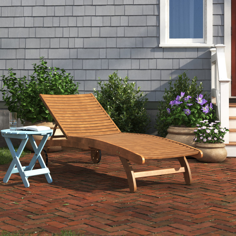 Chaise longue inclinable 78 po Ponce, Teinte huile