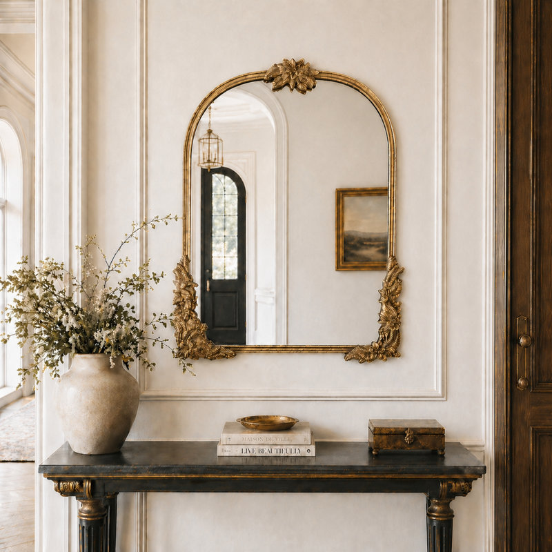 Amelie Arch Metal Mirror
