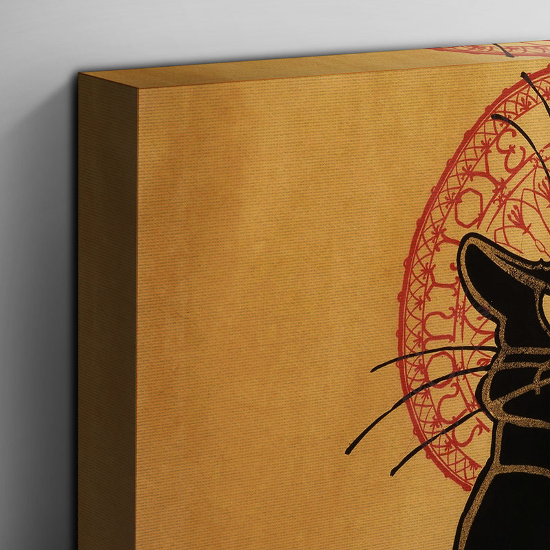Theophile Steinlen - Wrapped Canvas, 76cm H x 50cm W