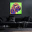 Red Barrel Studio «Freddy» par Dawg Painter, art mural en verre acrylique ACR-44448-1780685619