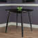 Conell 36" Round Drop Leaf Table Black Finish