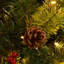 Arbre de Noël vert pin cachemire avec lumières DEL-77494031