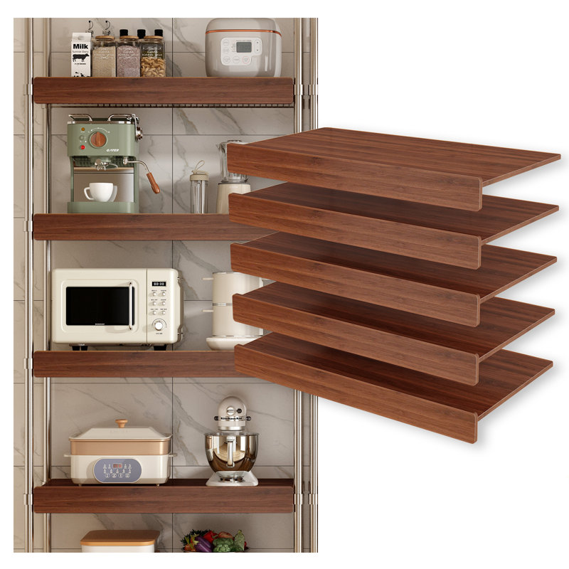 Ensemble de housse pour tablette en fil de bois, Noyer