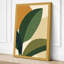 Leaves and Sun Mid-Century - Wrapped Canvas-368603509-368603513