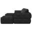 Canapé modulaire Boneless de 132 po avec siège profond, canapé Cloud en forme de U pour le salon, canapé 4 places sans os avec 2 repose-pieds, canapé modulaire à combinaison flexible, aucun assemblage requis-1894638516