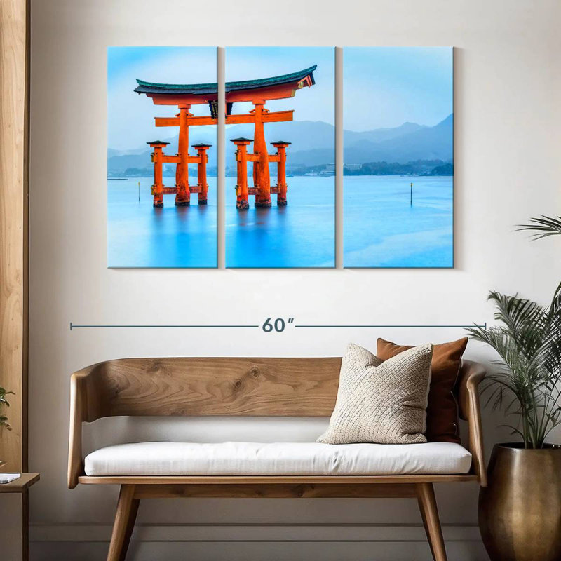 Lilie Miyajima Torii Gate, 32" H x 50" W