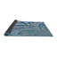 Tapis bleu/blanc tissé à la machine-1444394047