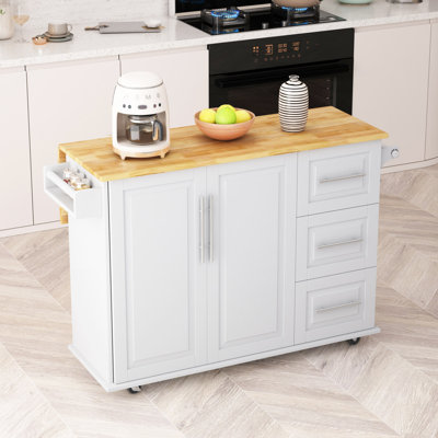 Monea Kitchen Island by Winston Porter