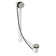 35" Cable Drive Pop-Up Bathtub Drain Trim with Poly Pipe Assembly and Rotary Overflow Cover