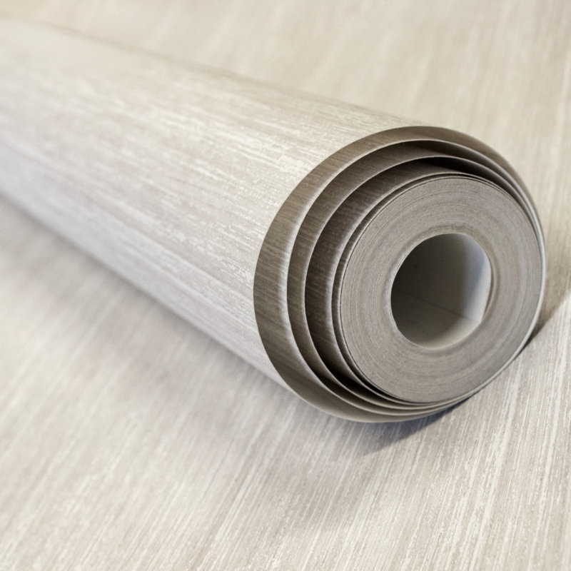 Arisdelsy Shimmer Horizontal Leaf 10.05m x 53cm Wallpaper Roll, Cream