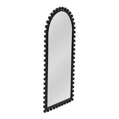 Briscoe 45" Wood Arched Wall Mirror