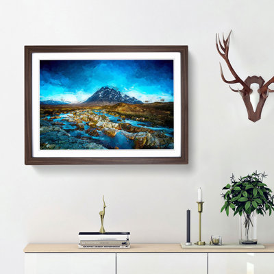 Glencoe in Scotland - Framed Print