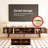 86.6" Mid-Century Modern Solid Wood Tv Stand With Cable Management And Storage