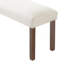 Ensemble de salle à manger moderne 6 pièces, table de cuisine rectangulaire avec 4 chaises et banc rembourrés, idéal pour la salle à manger et le salon-388046850-388046849