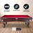 Augusta Pool Table - Mahogany Finish with Felt-87375405-87375404