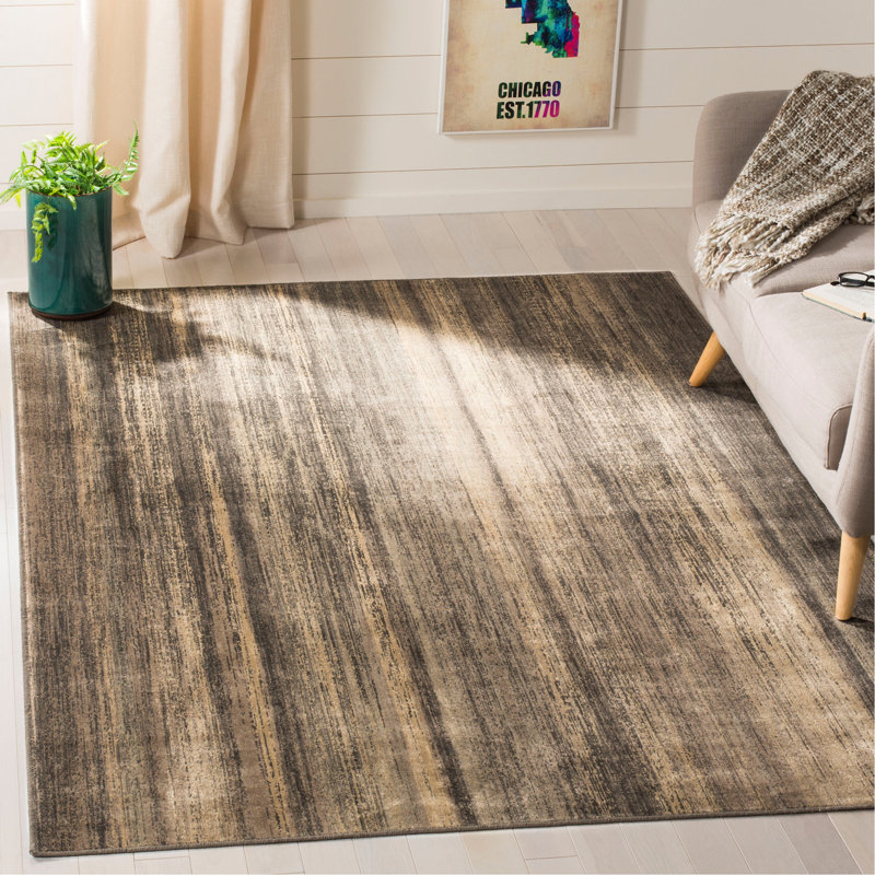 Tapis à rayures Pierrette, Rectangle 5 pi 3 po x 7 pi 6 po