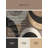 Machine Washable Bensonhurst Art Deco Arc Rug in Gray – Beige Binding-1170216167