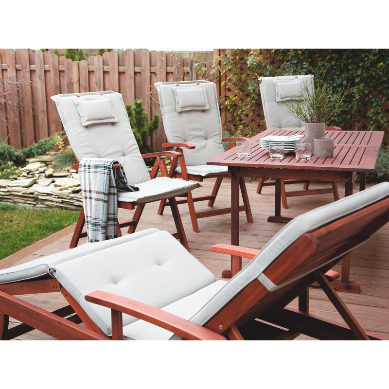 Brodbeck Patio Dining Armchair with Cushion