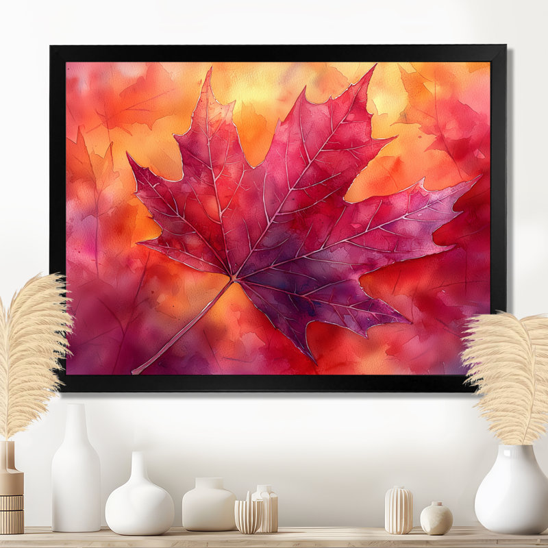 Isayiah - Floral Large Wall Art, Reproduction encadrée d'une seule photo, H 30 po x l 40 po, Noir, noir, noir, noir
