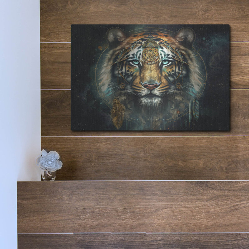 «Spirit Tiger» par Cameron Gray, H 12 po x l 16 po