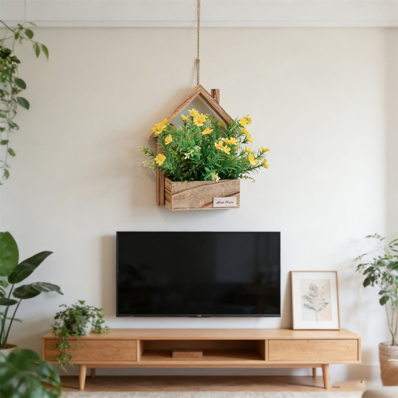 Wall-Mounted Artificial Flower