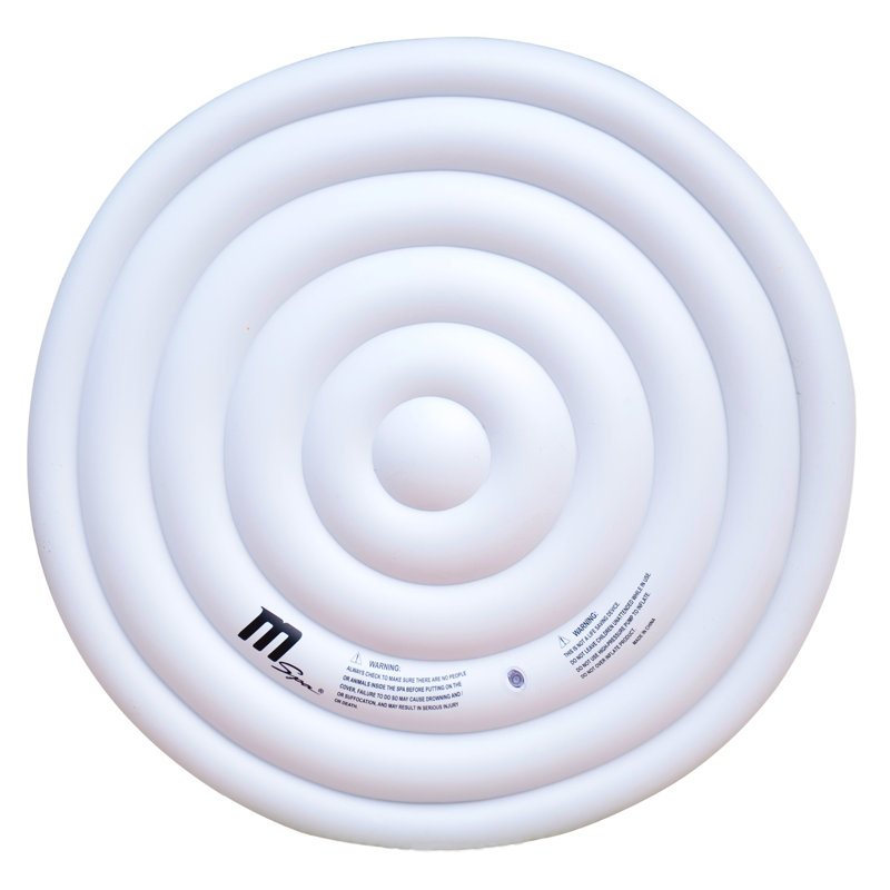Housse de jacuzzi gonflable, Grand rond L 63,8 po x l 63,8 po x H 8,7 po