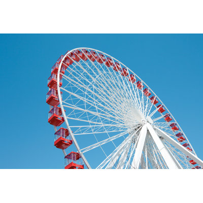 Ferris Wheel In Chicago by Tifonimages - Wrapped Canvas Print