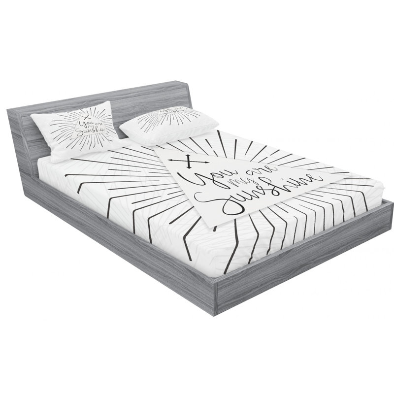 Microfiber Sheet Set, Full Sheet Set with Fitted Sheet