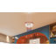 Luminaire suspendu basketball blanc, rouge et bleu à 3 lumières de 60 watts Isabelle & Max ™