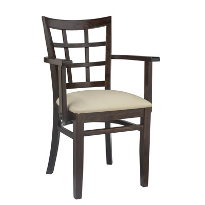 Harner 18'' H Upholstered Beech Armchair
