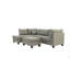 Canapé modulaire 3 pièces gris-682349518