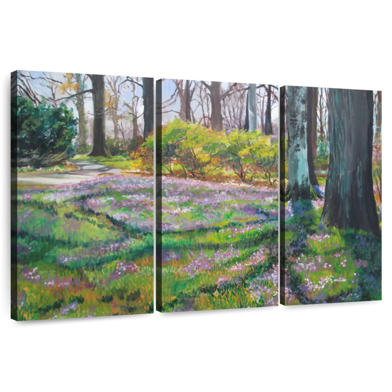 Early Spring Blooms, 20" H x 33" W