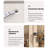 Beige Tempered Glass + Steel Display Cases