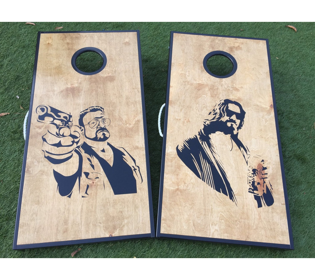 The Big Lebowski 10 Piece Cornhole Set West Georgia Cornhole