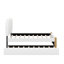 Lit plateforme double avec lit gigogne