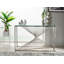 Cherita 120cm Glass Top Console Table
