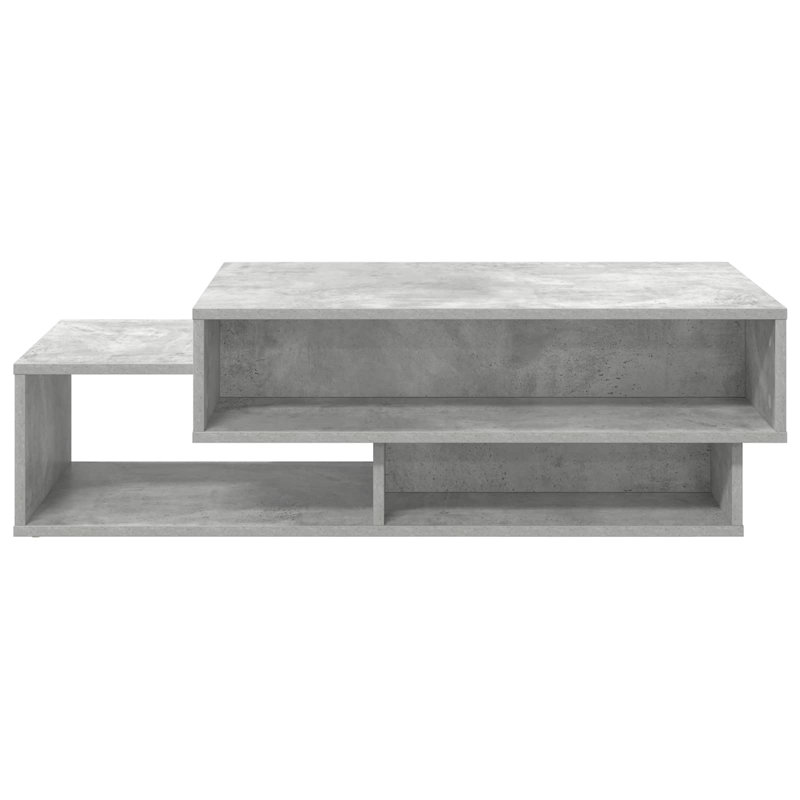 Coffee Table with Storage, Concrete Grey