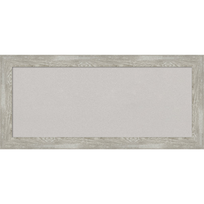 Amanti Art No Cork Wall Plastic Bulletin Board, 16" x 34"