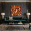 Abstract Figurative 6 Brown Canvas Wall Art-1409029486