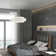 Flaire 5 - Light Dimmable Drum Chandelier