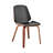 Rohail Leatherette Dining Chair with Slightly Curved Seat-1595663040-1595663043-1536494904