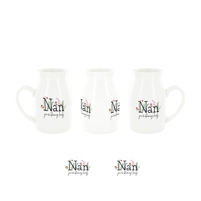 Nan Milk Jug Vase 450Ml