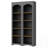 Free Standing 5 Tier Bookshelves, Bookcases Set of 2, Farmhouse Two-Tone Storage Cabinet with Adjustable Shelves, Modern Kitchen Pantry Cabinet for Living Room, Home Office