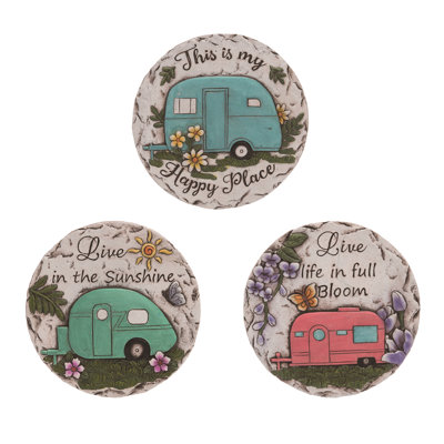 Ensemble de 3 décorations pour la maison Camper