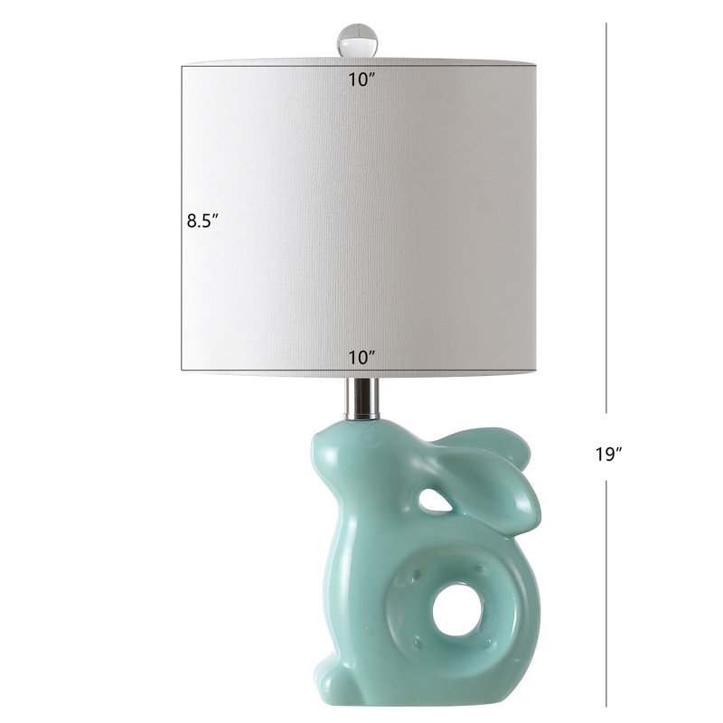 Lampe de table 19 po Bystrom Rabbit, Écume de mer