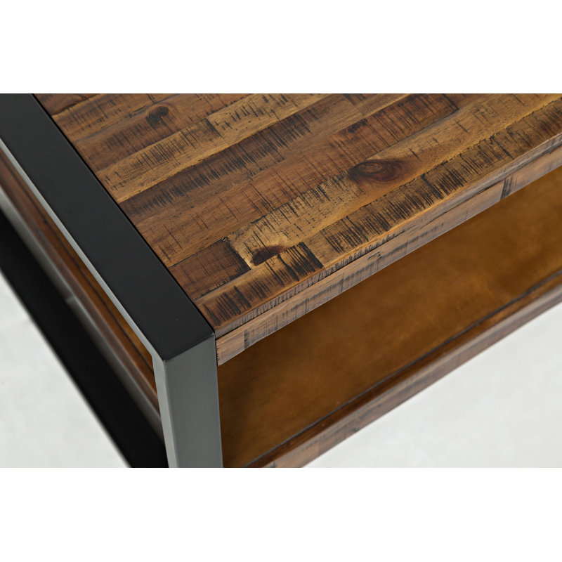 Gillianna Solid Wood Top Coffee Table