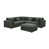 Vert bouclé / polyester est en rupture de stock