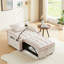 Canapé-lit 3-en-1, canapé-lit convertible Canapé-lit Canapé-lit coulissant réglable Canapé-lit pliant multi-poches pour salon Chambre à coucher Petit espace-1193136850