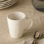 Ensemble de 4 tasses en grès 14 oz Linen Cream