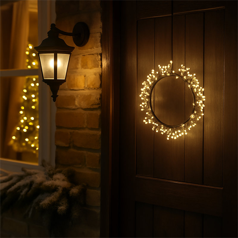 Metal Wreath, 25cm H x 25cm W x 5cm D